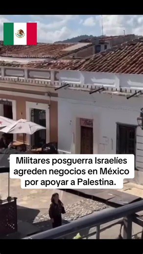 Militares israelíes que dieron su servicio en la guerra contra Gaza y se encuentran de visita en Chiapas en el sur de México agreden constantemente a negocios que muestran abiertamente su apoyo al pueblo palestino. Acciones como estas muchas veces quedan impunes por las autoridades competentes.