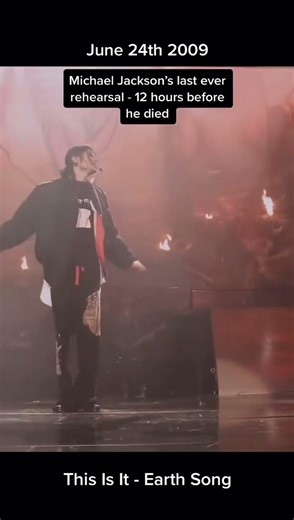 Michael Jackson — final rehearsal. June 24th, 2009.Just hours before history stopped. 💔