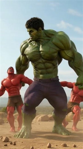 Hulk saved his Sister 💪🟢🔥 #HeroModeOn" #hulk #animatry #3danimation