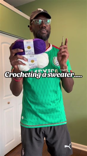 Crocheting the Sleeves of a Sweater: Part 2