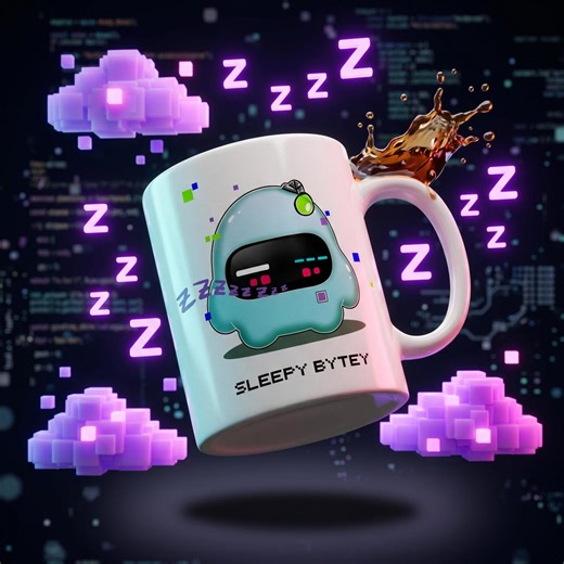 Sleepy Tech Robot Coffee Mug: Funny Programmer Low Energy Cup 11oz 15oz 20oz - Etsy