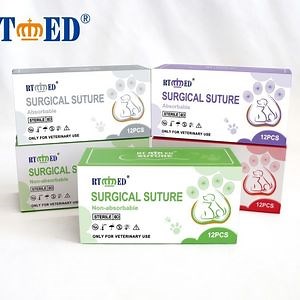 [Hot Item] Surgical Suture with Needle Veterinary Absorbable Suture for Animal Use
