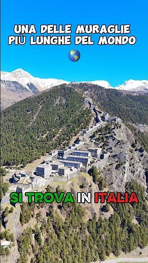 ONE OF THE LONGEST WALLS IN THE WORLD 🌎 IS IN ITALY🇮🇹😱
