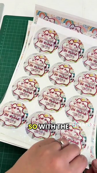 Enhancing Foiled Stickers with Holographic Film