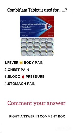 Quick Guide to Combiflam: Uses, Dosage, and Safety Tips 💡 #shorts #viral #combiflam #consultadoctor