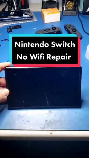Nintendo Switch Wifi IC Replacement #consolerepair #electronicsrepair #devicerepair #repair #electronics #techtok #ifixit #videogames #nintendo #nintendoswitch #soldering #timmins #timminsontario