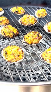 Non-Traditional Stuffed Clams by @reedthefishmonger? Say less, just go ahead and load the plate up Reed! 👏 #clamshell #clams #seafood #seafoodlover #seafoodlovers #grilling #grill #grills #grillmaster #grillnation #recteq #fypシ | Recteq