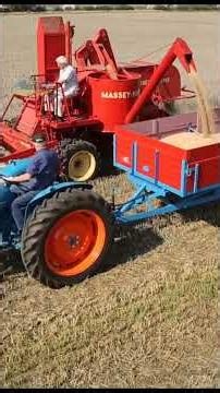 Перший в світі самохідний комбайн #agriculture #combaine