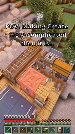 Create Mod But I Overcomplicate It #minecraft