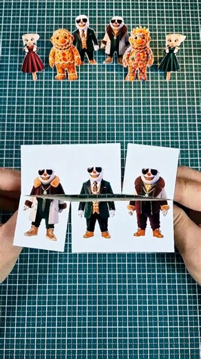 💢PaperArt😊💙#art #diy#cute#fun#cartoon #disney#usashorts#viral#papercraft#brainrot#puzzle