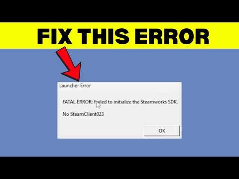 [FIXED] CS2 Failed to Initialize Steamworks SDK (2026)