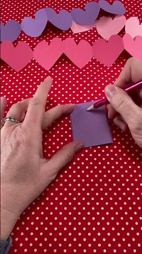 How To Make Paper Heart Chains
