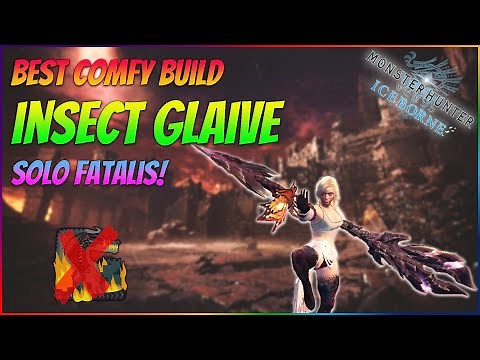 BEST COMFY INSECT GLAIVE BUILD TO SOLO FATALIS! - No Fatalis Armor/Weapon | MHW Iceborne