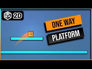 Unity 2D ONE WAY PLATFORM | Unity Platform Effector 2D