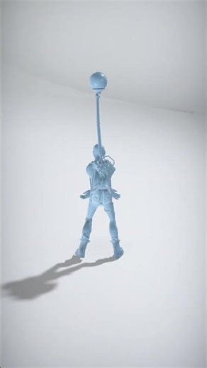 Futuristic Scout with Backpack and Sensor - AI Rigged 3D Character