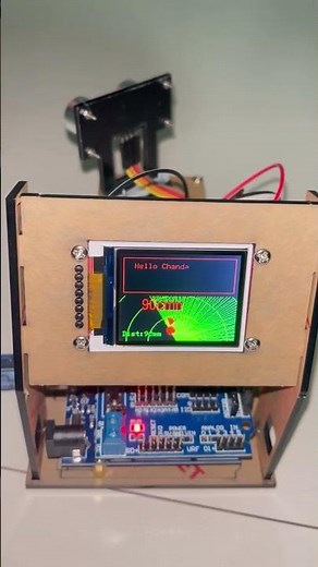 Ultrasonic sensor-based radar system with servo, Can this mini radar detect objects ? 🤔