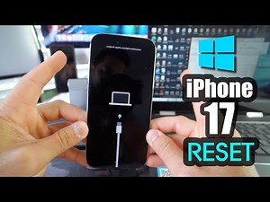 How To Factory Reset & Restore your iPhone 17 on Windows PC