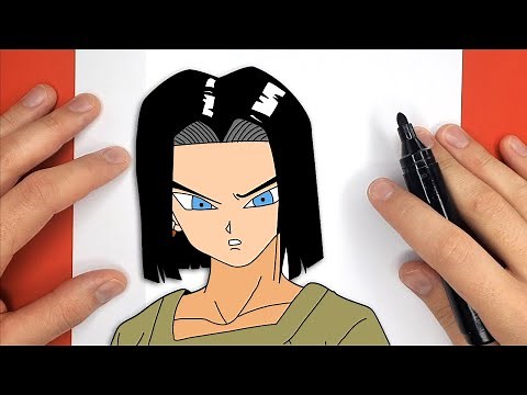 Como Desenhar o Android Numero 17 (Passo a Passo e Devagar) - Muito Facil: Para Iniciantes