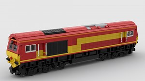 LEGO MOC-156194 Diesel locomotive - Class 66 (Train 2023)