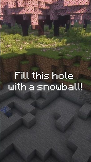 Minecraft hole filler command