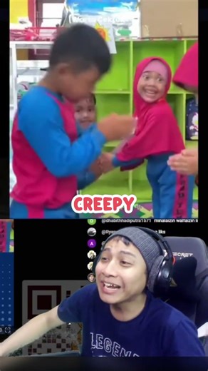 His little brother is cute