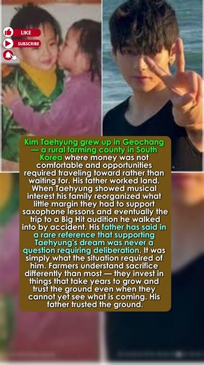 The Sacrifice V's Father Made He Never Talks About #btsshorts #btsvlivetoday #bts