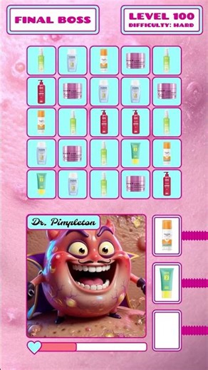 🎮⚡ LEVEL UP YOUR SKIN GAME ⚡🎮 Acne Boss Battle!!