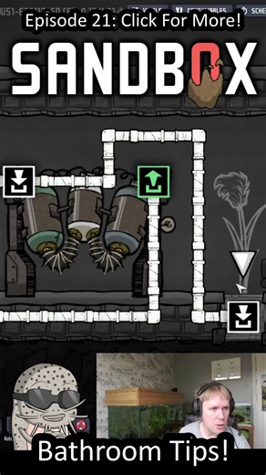 Bathroom Tips & Tricks In ONI! #oxygennotincluded #sandboxshowcase #gaming