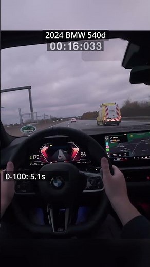 2024 BMW 540d G60/G61 Acceleration 0-200 #short #bmw #540 #540d #acceleration #cars #speed