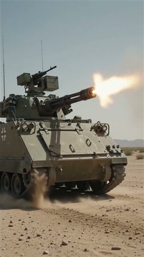 M163 Vulcan VADS (1968) 🎯 Target Hit! | 20mm Gatling Gun in Action 🇺🇸 #Shorts