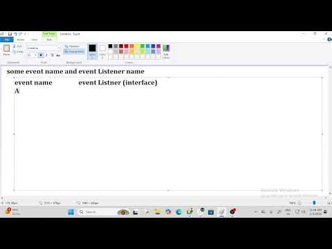 java live coding (event handling in java)