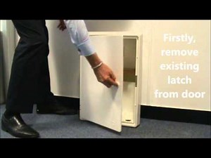 Replacement a meter box latch