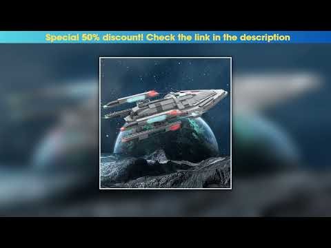 Flash Sale Gobricks MOC USS Prometheus Model Building Blocks Diy Assemble Bricks Space Series Educa