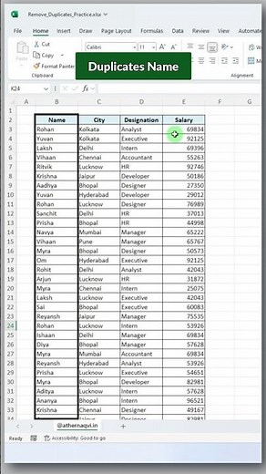 Excel Remove Duplicates Shortcut | Clean Data in Seconds ⚡