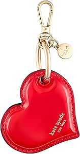 kate spade new york AirTag Charm Keychain - Heart-Shaped AirTag Holder with Luxe Gold Ring Clip for Bags, Luggage, Keys, and More