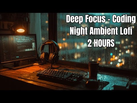 Coding Night - 2 Hour Dark Ambient Lofi for Deep Focus (Coding, Study, Work)