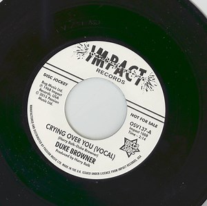Duke Browner - Crying Over You (Vocal) / Crying Over You (Instrumental)
