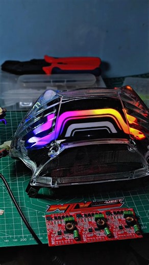 MODUL BELANG STOPLAMP LAZY MIO #wlvproject #stoplamplazy #rgb