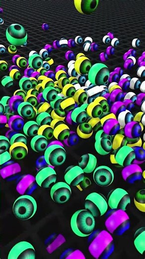 eye ball falling #blender #3d