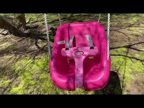 Little Tikes FFP snug n secure 2 in 1 swing magenta