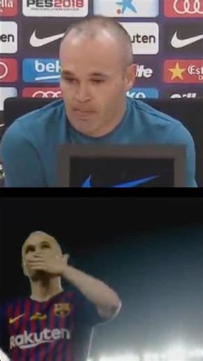 Iniesta's farewell to Barça… one of the saddest moments in football 🥹
