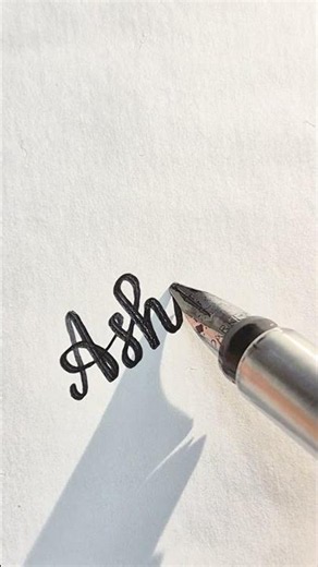 How to Write "Ashok" in Elegant Cursive English | Beautiful Name Meaning & Lettering 🖋️ #ashok