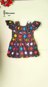 1.1M views · 10K reactions | Easy Cut Simple Baby Frock Cutting &...