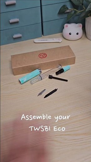 How to assemble your TWSBI Eco Fountain Pen