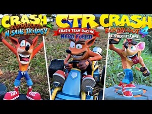 Crash Bandicoot Figures | Crash N. Sane Trilogy, CTR & Crash 4