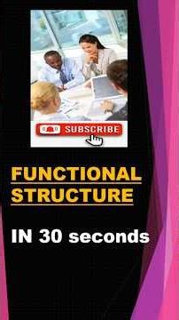 Functional Structure | Class 12 Business Studies #shorts