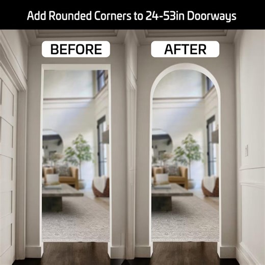 24-53 Inch Doorway Arch Kit (2PCS - ONE SET) - Transform Entryways! FULL Half Circle Top - Etsy