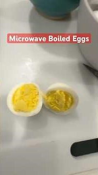 Microwave Boiled Eggs Perfect Every Time