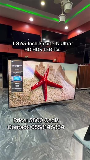 LG 65-Inch Smart 4K Ultra HD HDR LED TV with Amazon Alexa... #LG #ghanatiktok🇬🇭 #goviral #viral #trendingvideo