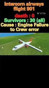 Turboprop flight simulator plane crash [LAST PART] #airplane #aviation
